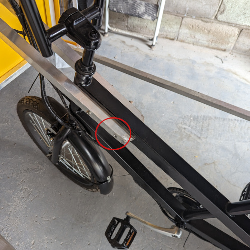 bolt location- front to frame