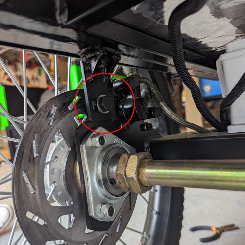 bolt location- rear to frame 2